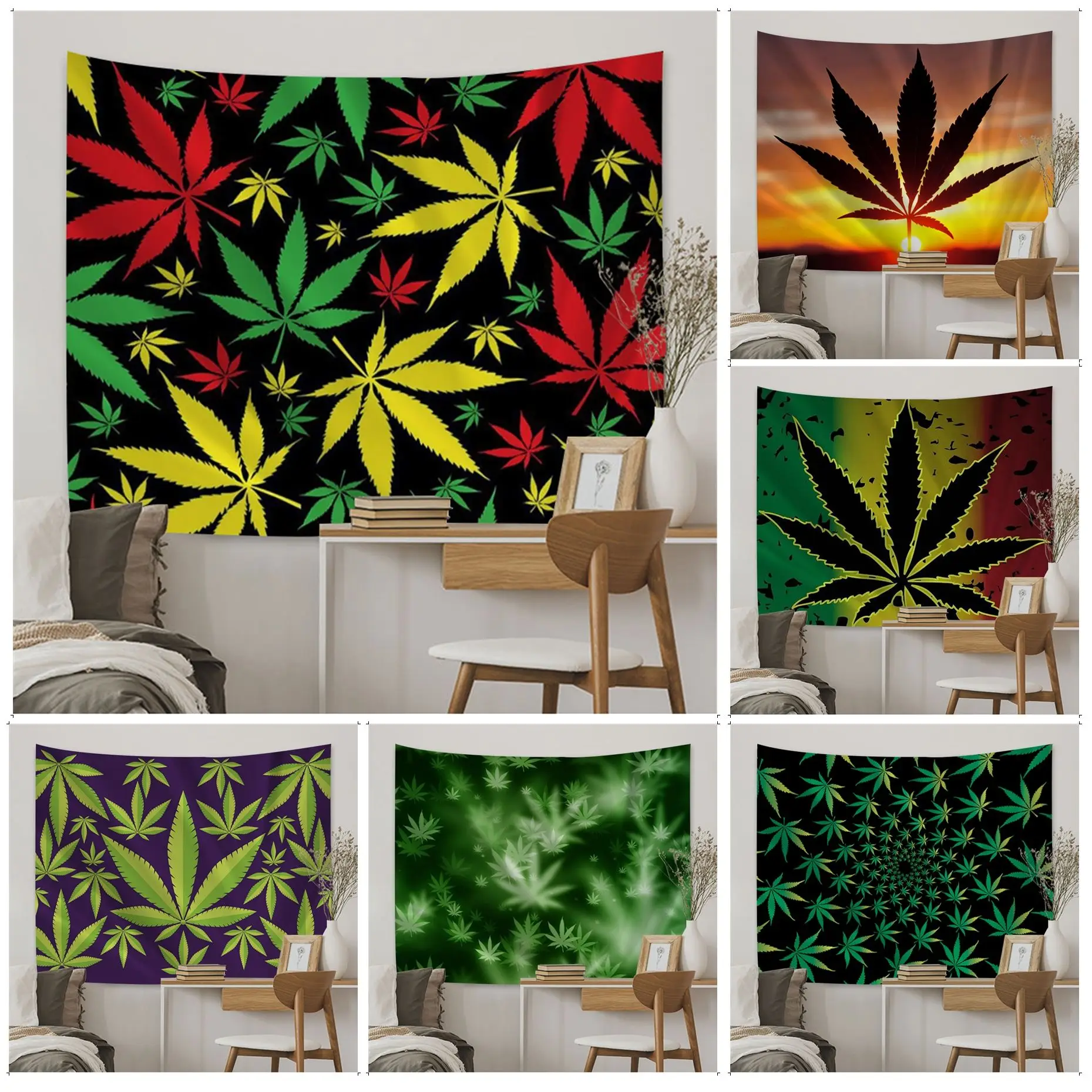 Weed Leaf Hippie Wall Hanging Tapestries Japanese Wall Tapestry Anime Wall Hanging Home Decor
Weed Leaf Hippie Wall Hanging Tapestries Japanese Wall Tapestry Anime Wall Hanging Home Decor