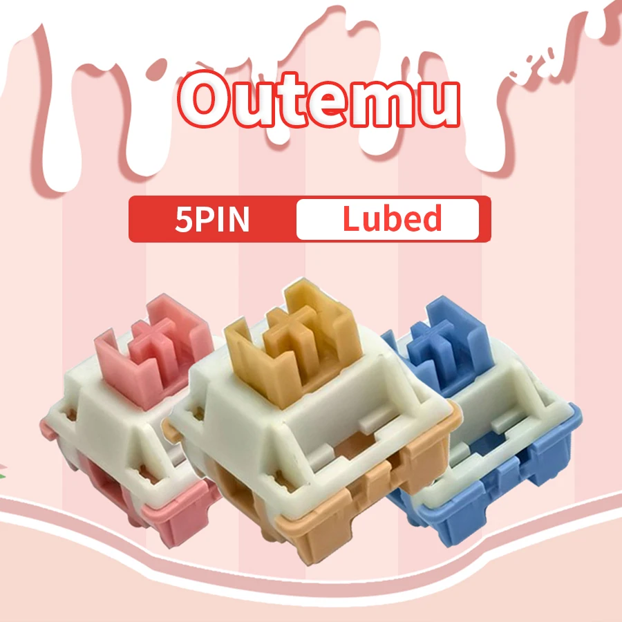 Outemu переключатели Lubed механический переключатель клавиатуры 5Pin тихий тактильный линейный кремовый синий розовый желтый пользовательские ...
Outemu переключатели Lubed механический переключатель клавиатуры 5Pin тихий тактильный линейный кремовый синий розовый желтый пользовательские ...