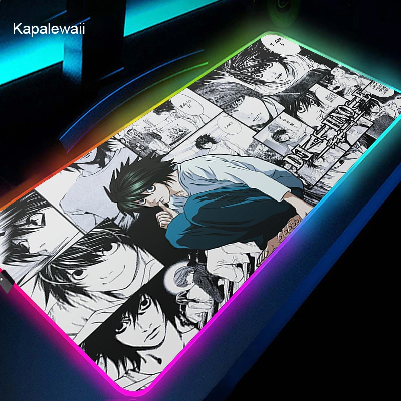 Japan Cartoon Death Note Gaming Mouse Pad Keyboard Mat Desk Pad Gaming Accessories Mousepad Rgb Led Mouse Game Pc Mats for Mice
Japan Cartoon Death Note Gaming Mouse Pad Keyboard Mat Desk Pad Gaming Accessories Mousepad Rgb Led Mouse Game Pc Mats for Mice