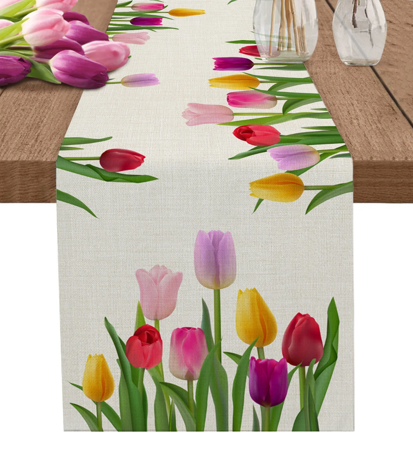 Idyllic Tulip Flower Easter Mother'S Day Table Runner Modern Tablecloths Home Wedding Decor Dining Table Runner Easter Decor
Idyllic Tulip Flower Easter Mother'S Day Table Runner Modern Tablecloths Home Wedding Decor Dining Table Runner Easter Decor