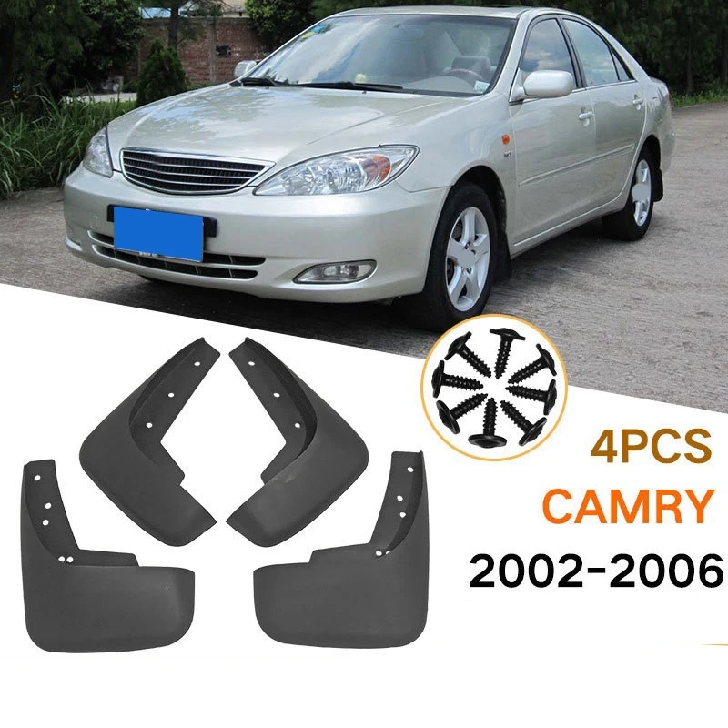 Брызговики для Toyota Camry 2002-2006, 4 шт., передние и задние щитки от грязи, Аксессуары для автомобилей
Брызговики для Toyota Camry 2002-2006, 4 шт., передние и задние щитки от грязи, Аксессуары для автомобилей