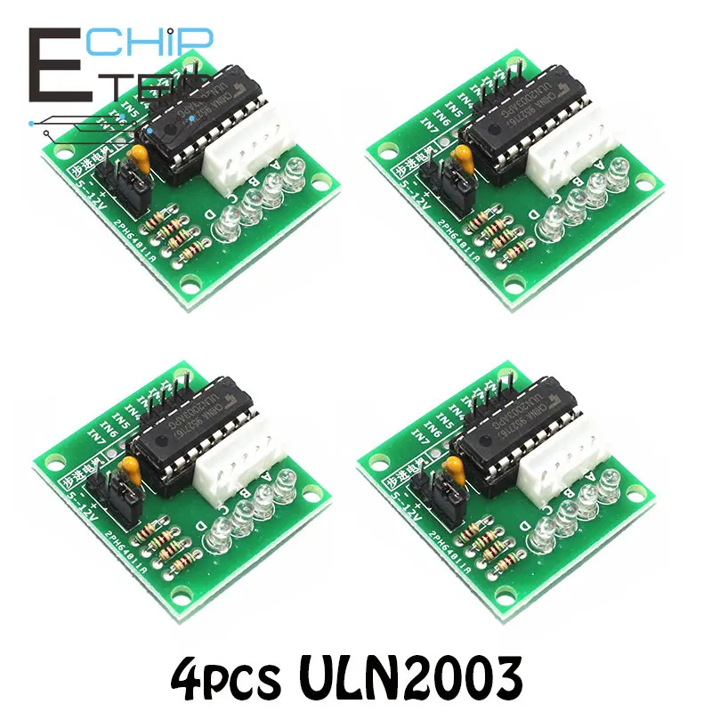 Free shipping 4PCS Five-wire Four-phase Stepper Motor Driver Board (ULN2003) Test Board High-power ULN2003 Stepper Motor
Free shipping 4PCS Five-wire Four-phase Stepper Motor Driver Board (ULN2003) Test Board High-power ULN2003 Stepper Motor