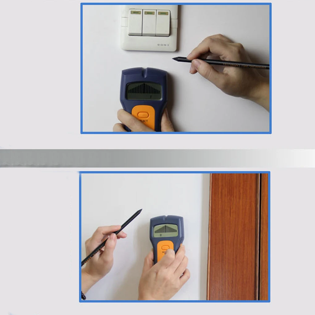 Multi Stud Scanner Electric AC Live Wire Cable Wood Metal Behind Wall Detector Finder
Multi Stud Scanner Electric AC Live Wire Cable Wood Metal Behind Wall Detector Finder