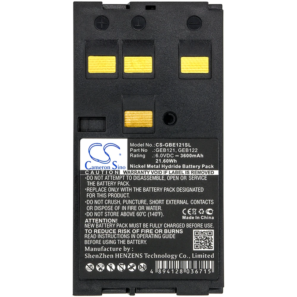 Cameron Sino 3600mA Battery for Leica TCR406 Power,TCR407,TCR702,TCR802 Power,TCR803 Power,TCR805 Power GEB121,GEB122
Cameron Sino 3600mA Battery for Leica TCR406 Power,TCR407,TCR702,TCR802 Power,TCR803 Power,TCR805 Power GEB121,GEB122