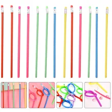 20 Pcs Elasticity Constantly Folding Child The Gift Flexible Writing Pvc Bendable Pencils Funny for kids Useful gadgets