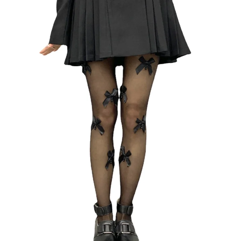 Japanese Style Butterfly Bowknot Tights Women Girls Lolita Lace Sheer Panythose Sexy Tights Long Socks Black White Skin Color
Japanese Style Butterfly Bowknot Tights Women Girls Lolita Lace Sheer Panythose Sexy Tights Long Socks Black White Skin Color