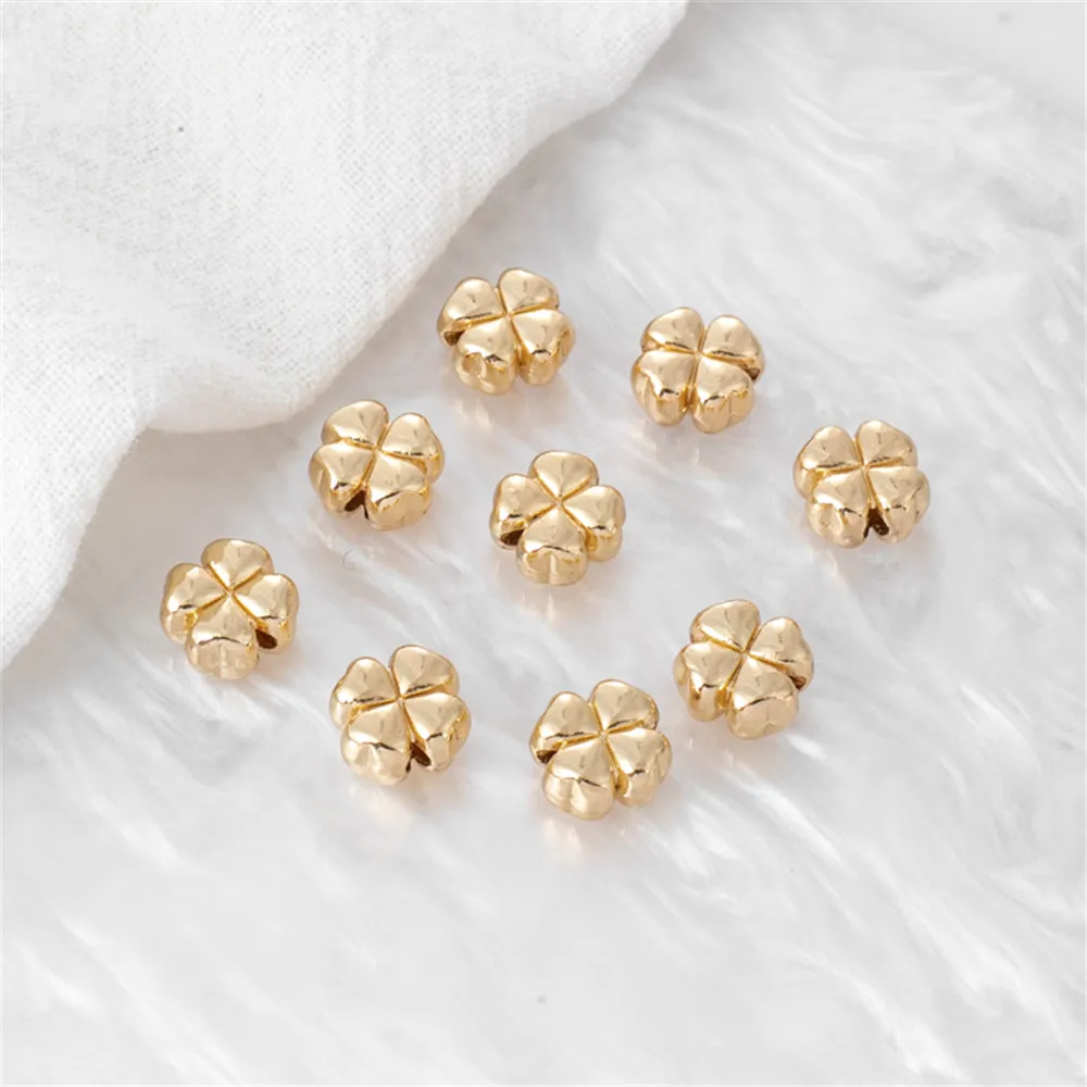 18K Gold Plated Brass Dumb Gold Through-hole Bead Pad Beads Diy Rope Necklace Bracelet Spacer Pendant Accessories
18K Gold Plated Brass Dumb Gold Through-hole Bead Pad Beads Diy Rope Necklace Bracelet Spacer Pendant Accessories