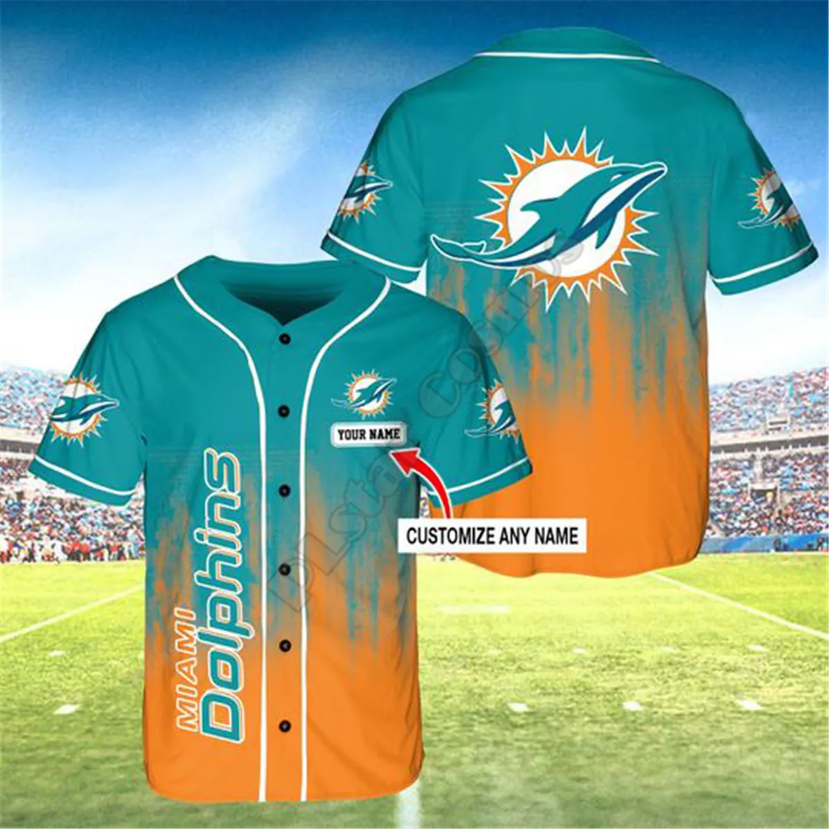 Miamo Dolphins Custom Name Baseball Jersey Shirt Baseball Shirt 3D Printed Men's Shirt Casual Shirts hip hop Tops
Miamo Dolphins Custom Name Baseball Jersey Shirt Baseball Shirt 3D Printed Men's Shirt Casual Shirts hip hop Tops