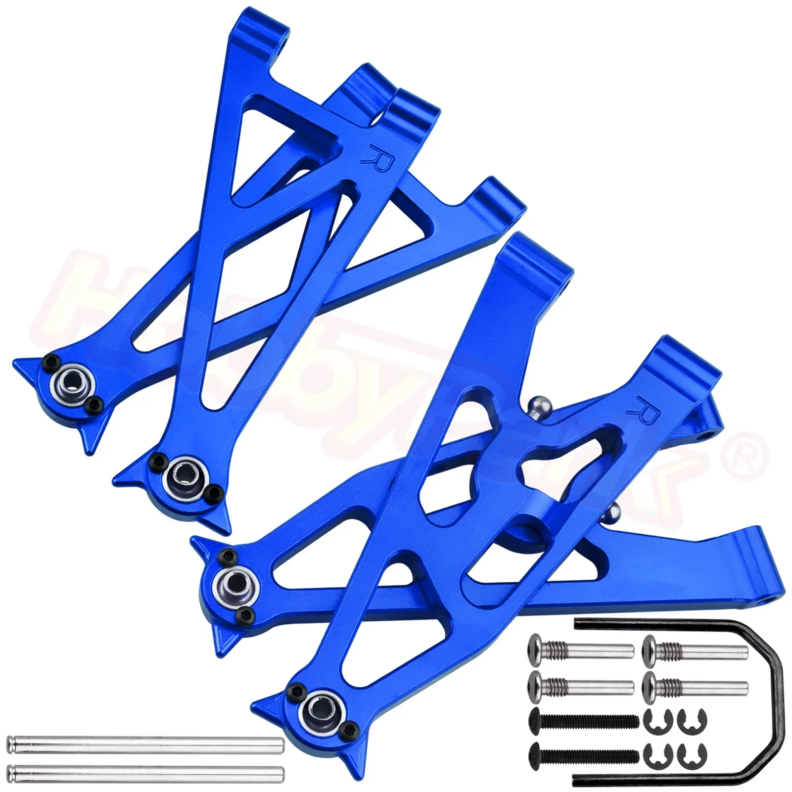 HobbyPark Aluminum Front Upper & Lower Suspension Arms Set for Losi Baja Rey Upgrades Parts Replaces LOS234004 (Blue)
HobbyPark Aluminum Front Upper & Lower Suspension Arms Set for Losi Baja Rey Upgrades Parts Replaces LOS234004 (Blue)