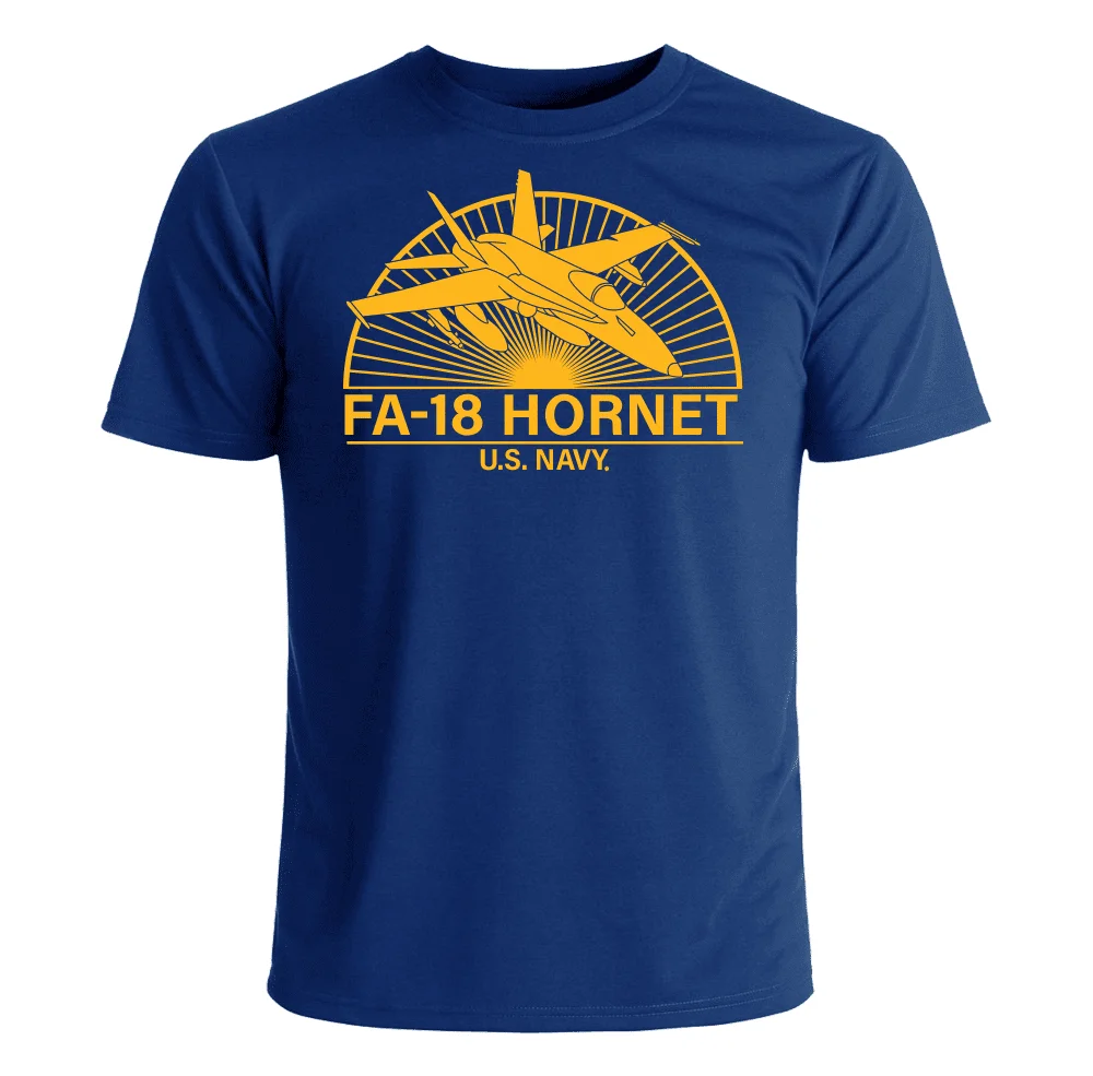 US Navy FA-18 Hornet Multirole Combat Aircraft T-Shirt 100% Cotton O-Neck Summer Short Sleeve Casual Mens T-shirt Size S-3XL
US Navy FA-18 Hornet Multirole Combat Aircraft T-Shirt 100% Cotton O-Neck Summer Short Sleeve Casual Mens T-shirt Size S-3XL