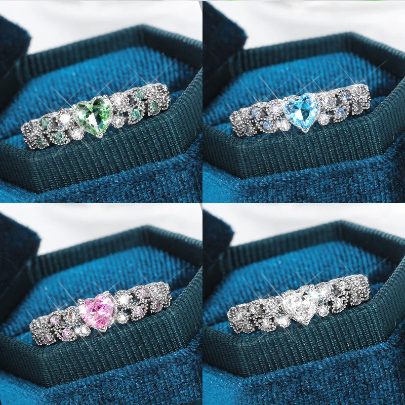 Ocean Heart Cubic Zirconia Wedding Ring for Women Temperament Elegant Bridal Marriage Party Ring Fashion Luxury Jewelry
Ocean Heart Cubic Zirconia Wedding Ring for Women Temperament Elegant Bridal Marriage Party Ring Fashion Luxury Jewelry