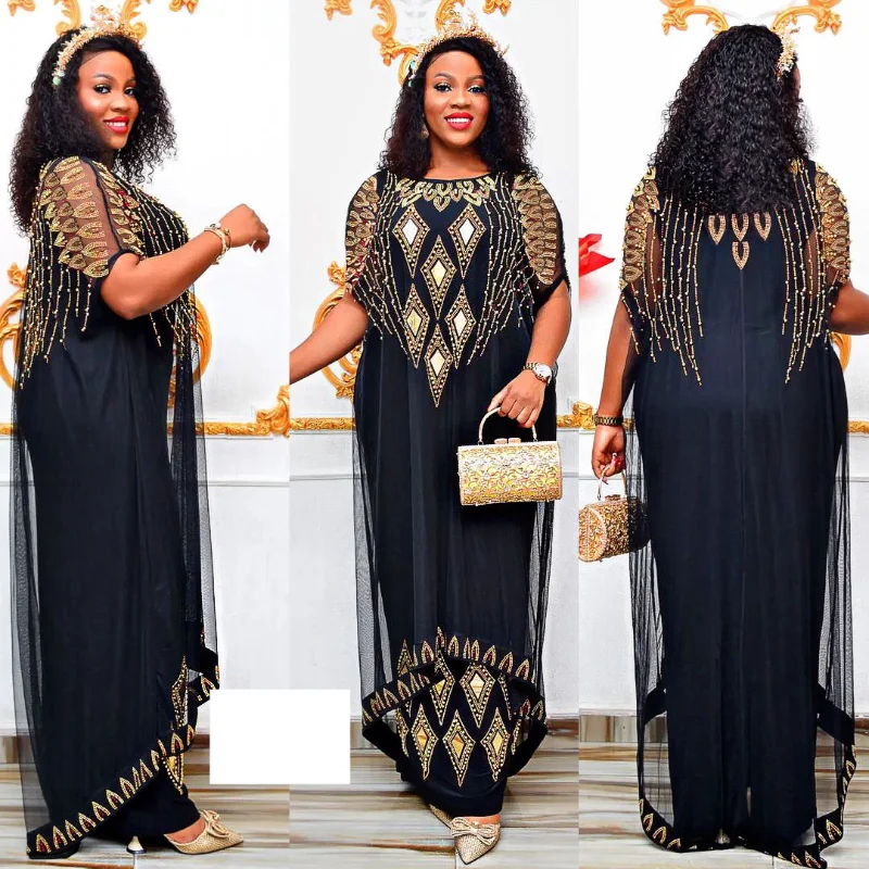 African Dresses For Women Short Sleeve Turkey Diamonds Evening Wedding Party Floor Length Dress Muslim Africa Clothes 2023
African Dresses For Women Short Sleeve Turkey Diamonds Evening Wedding Party Floor Length Dress Muslim Africa Clothes 2023
