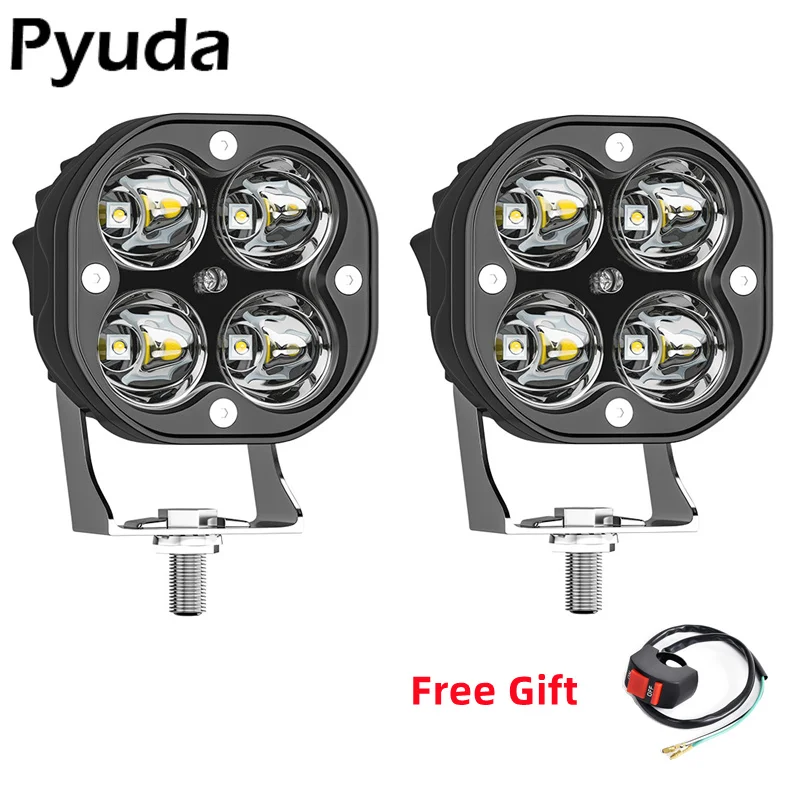 40W Motorcycle Led Light 4 Led Bar Fog Lights Headlights Spot Pod Lamps for Auto Niva Lada 4x4 Off Road ATV Offroad Car Light
40W Motorcycle Led Light 4 Led Bar Fog Lights Headlights Spot Pod Lamps for Auto Niva Lada 4x4 Off Road ATV Offroad Car Light