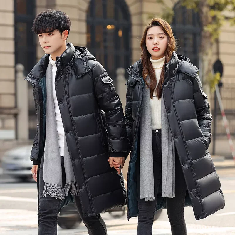 2022New Red Winter Coat Men's Women 90% White Duck Down Thick (Winter) Warm X-Long Jacket Fashion Hooded Cold Resistan
2022New Red Winter Coat Men's Women 90% White Duck Down Thick (Winter) Warm X-Long Jacket Fashion Hooded Cold Resistan