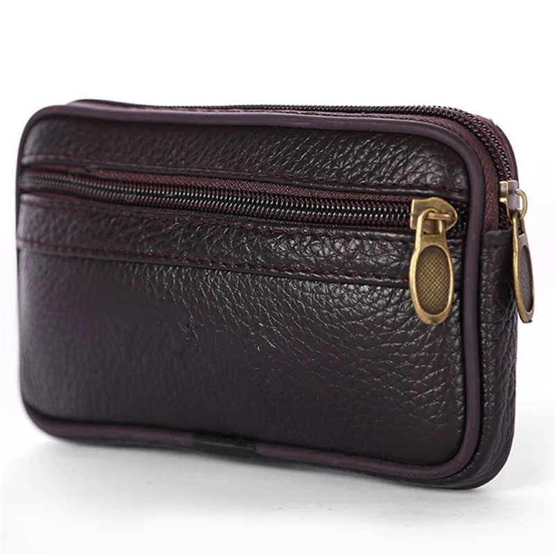 Leather Waist Fanny Pack Men's Belt Bag Travel Cash Card Holder Wallet Phone Pouch Hip Bum Bag Casual Leather Purse
Leather Waist Fanny Pack Men's Belt Bag Travel Cash Card Holder Wallet Phone Pouch Hip Bum Bag Casual Leather Purse