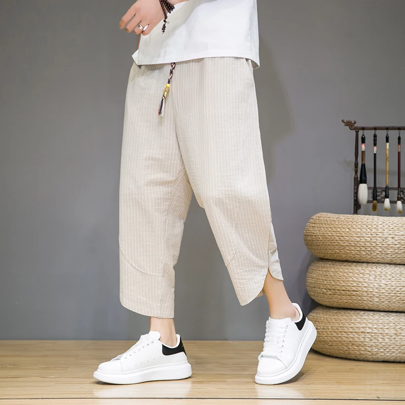 Harem Pants New Men's Cotton Linen Loose Pants Male Casual Solid Color Pants Trousers Chinese Style Men Sweatpants
Harem Pants New Men's Cotton Linen Loose Pants Male Casual Solid Color Pants Trousers Chinese Style Men Sweatpants