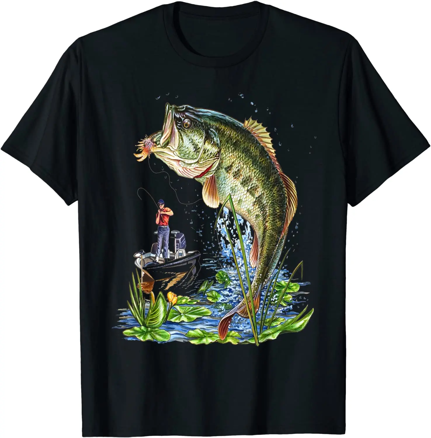 Fisherman Fishing Large Mouth Bass Anglers Gift T-Shirt 100% Cotton O-Neck Summer Short Sleeve Casual Mens T-shirt Size S-3XL
Fisherman Fishing Large Mouth Bass Anglers Gift T-Shirt 100% Cotton O-Neck Summer Short Sleeve Casual Mens T-shirt Size S-3XL