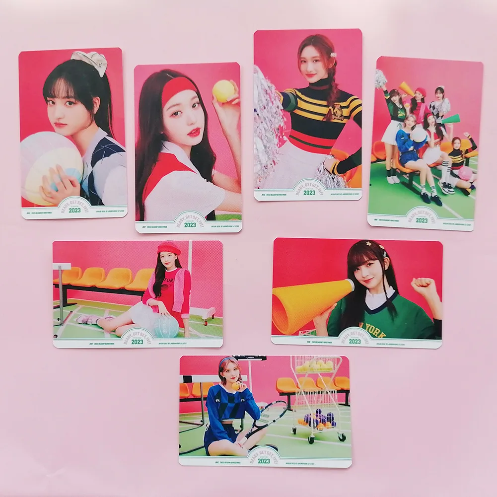 7 шт. KPOP IVE 2023, поздравительные фотооткрытки SEASON'S, двусторонние ломо-открытки, WonYoung gaeuleeseo YuJin коллекции фанатов
7 шт. KPOP IVE 2023, поздравительные фотооткрытки SEASON'S, двусторонние ломо-открытки, WonYoung gaeuleeseo YuJin коллекции фанатов
