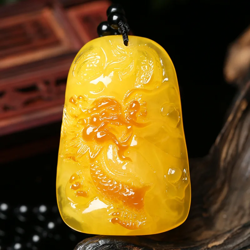 Honey wax pendant chicken oil Huanglong brand men's and women's sweater chain original stone amber Wushi brand necklace
Honey wax pendant chicken oil Huanglong brand men's and women's sweater chain original stone amber Wushi brand necklace