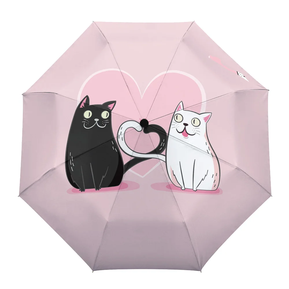 Pink Love Black White Cat Outdoor Windproof Rain Umbrella Fully Automatic Eight Strands Men Women Male Large Umbrellas Parasol
Pink Love Black White Cat Outdoor Windproof Rain Umbrella Fully Automatic Eight Strands Men Women Male Large Umbrellas Parasol