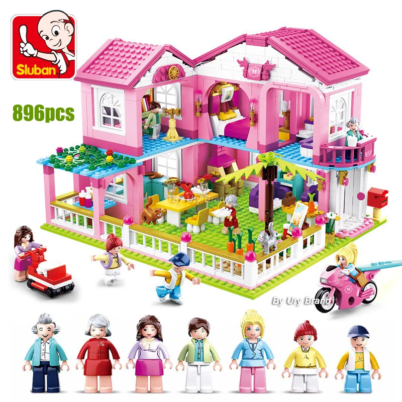 Sluban Friends City House Princess Castle Sets for Girls Apartment Garden Casa Villa Building Blocks Figures Toys Kids DIY Gifts
Sluban Friends City House Princess Castle Sets for Girls Apartment Garden Casa Villa Building Blocks Figures Toys Kids DIY Gifts