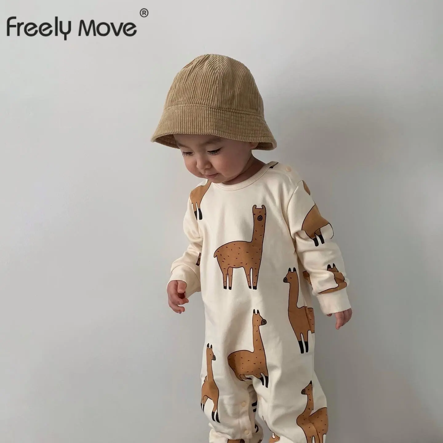 Freely Move Autumn Baby Clothes Cartoon Newborn Boy Girl Romper Long Sleeves Cotton Newborn Jumpsuits Outfits Infant Clothing
Freely Move Autumn Baby Clothes Cartoon Newborn Boy Girl Romper Long Sleeves Cotton Newborn Jumpsuits Outfits Infant Clothing