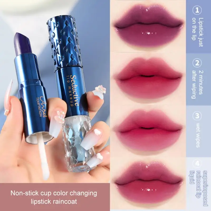 Double Head Raincoat Lip Gloss Waterproof Matte Color Changing Liquid Lipstick Waterproof Lasting Lip Gloss Makeup Cosmetics
Double Head Raincoat Lip Gloss Waterproof Matte Color Changing Liquid Lipstick Waterproof Lasting Lip Gloss Makeup Cosmetics