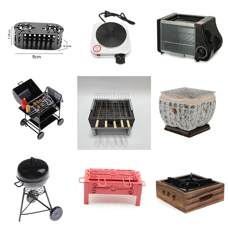 1Set Mini Cute BBQ Food Grill Miniature Ornaments for 1/12 Scale Doll House Gadget Kitchen Food Furniture for Dollhouse Kids Toy
1Set Mini Cute BBQ Food Grill Miniature Ornaments for 1/12 Scale Doll House Gadget Kitchen Food Furniture for Dollhouse Kids Toy