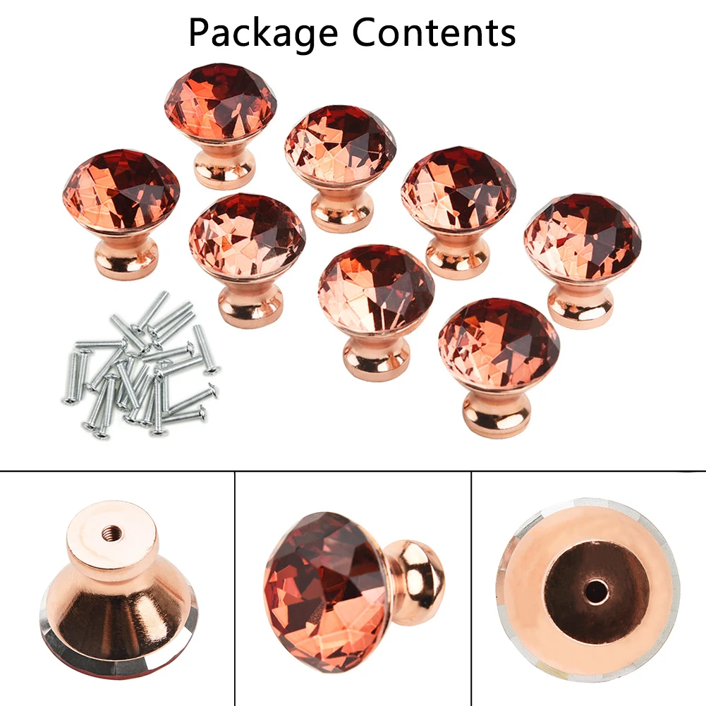 12pcs Crystal Cabinet Drawer Door Knob DIY Unique Color Pull Handle Rose Gold Cabinet Drawer Door Wardrobe Handle Hardware
12pcs Crystal Cabinet Drawer Door Knob DIY Unique Color Pull Handle Rose Gold Cabinet Drawer Door Wardrobe Handle Hardware