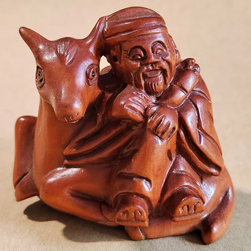 Q4696 - 2 "резная вручную японская фигурка из ящика и сетки-бессмертный человек на осле
Q4696 - 2 "резная вручную японская фигурка из ящика и сетки-бессмертный человек на осле