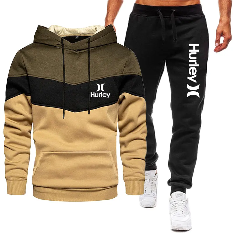 Men's Tracksuit Hip Hop Spring Fall Basic Hoodies and Pants Loose Casual Tracksuits Male Patchwork Sportswear
Men's Tracksuit Hip Hop Spring Fall Basic Hoodies and Pants Loose Casual Tracksuits Male Patchwork Sportswear