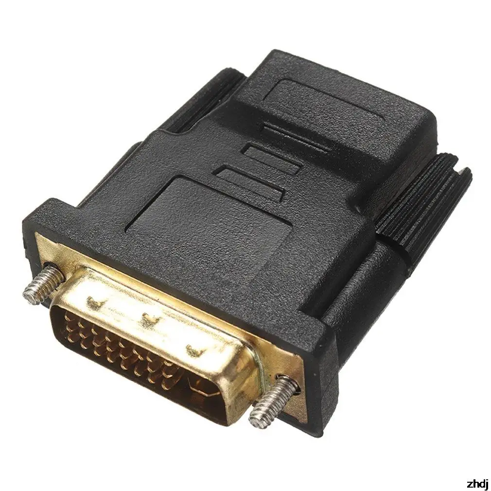 DVI Male To HDMI-compatible Female Plug Converter Adapter 24+5 PIN DVI-D Male Connector To HDMI-compatible Female For HDTV
DVI Male To HDMI-compatible Female Plug Converter Adapter 24+5 PIN DVI-D Male Connector To HDMI-compatible Female For HDTV