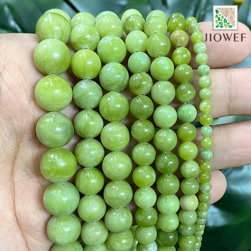 Smooth Natural South Green Jaspers Loose Round Fashion Beads 4/6/8/10/12mm for DIY Earrings Jewelry Making Bracelets 15" Strand
Smooth Natural South Green Jaspers Loose Round Fashion Beads 4/6/8/10/12mm for DIY Earrings Jewelry Making Bracelets 15" Strand