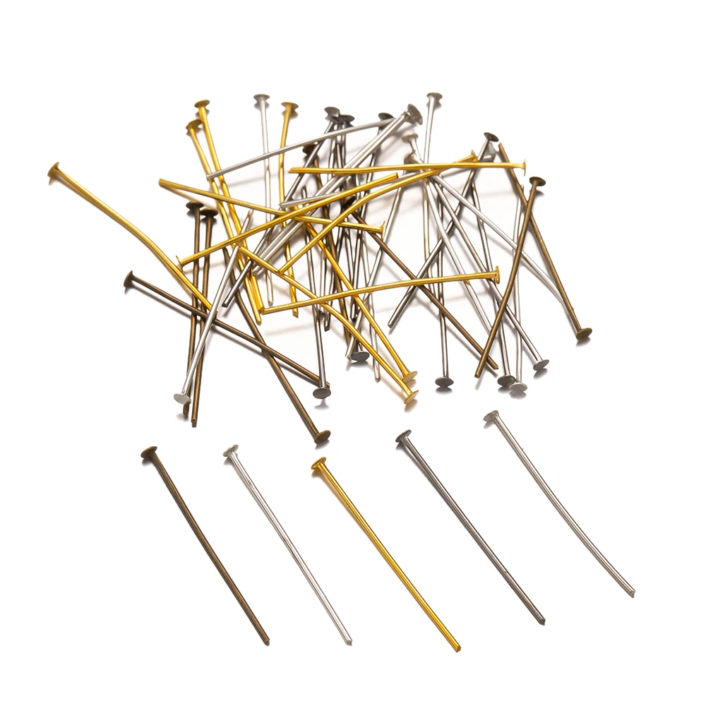 200pcs/Lot Flat Eye Head Pins Needles Metal Headpins For DIY Handmade Earring Jewelry Findings Making Accessories Supplies Craft
200pcs/Lot Flat Eye Head Pins Needles Metal Headpins For DIY Handmade Earring Jewelry Findings Making Accessories Supplies Craft