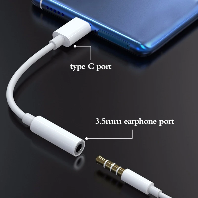 1PC Type-C Earphone Adapter Connector USB Type-C To 3,5mm Aux Adapter 3 5 Audio Cable For Phone Convert
1PC Type-C Earphone Adapter Connector USB Type-C To 3,5mm Aux Adapter 3 5 Audio Cable For Phone Convert