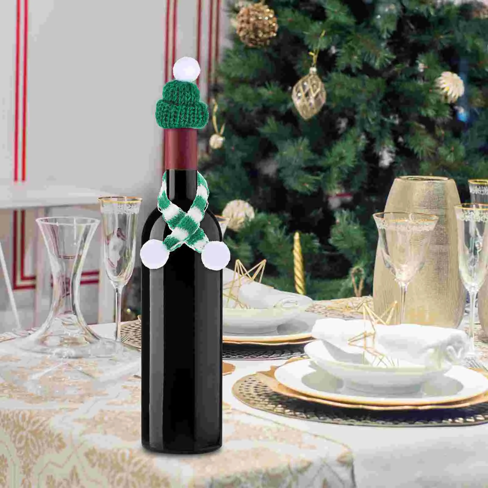 Christmas Hat Mini Santa Bottlehats Scarf Toppercover Knit Decor Dining Room Lollipop Covers Xmas Miniature Cap Decorationdolls
Christmas Hat Mini Santa Bottlehats Scarf Toppercover Knit Decor Dining Room Lollipop Covers Xmas Miniature Cap Decorationdolls