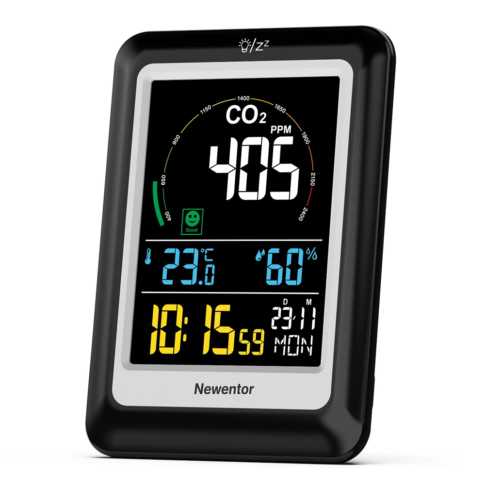 Newentor 5 в 1 Монитор качества воздуха CO2 Meter Real-time Dectect Carbon Dioxide Meter Digital Temperature Humidity Detector
Newentor 5 в 1 Монитор качества воздуха CO2 Meter Real-time Dectect Carbon Dioxide Meter Digital Temperature Humidity Detector
