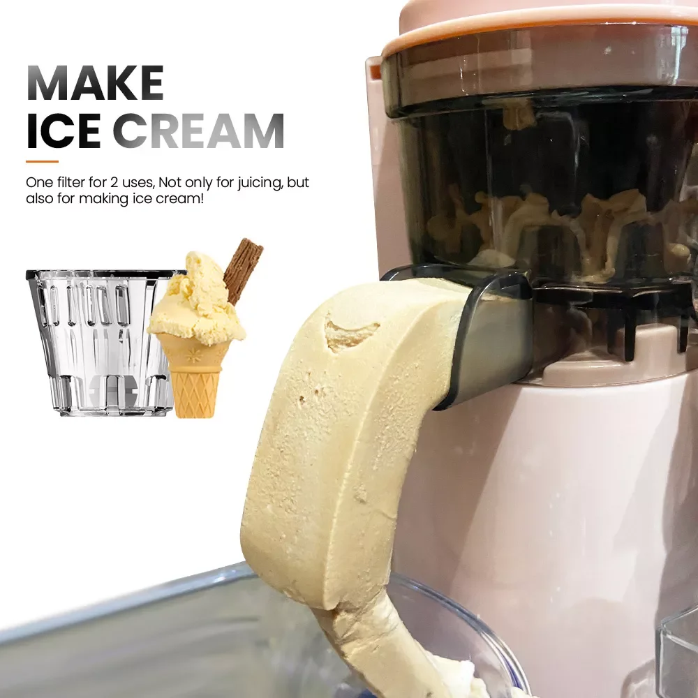 NEW 2023 2 in1 Ice Cream Maker Portable Juicer Mini Slow Juicer Machine Juice Extractor Juice Maker Fruit Blender Lemon Squeeze
NEW 2023 2 in1 Ice Cream Maker Portable Juicer Mini Slow Juicer Machine Juice Extractor Juice Maker Fruit Blender Lemon Squeeze