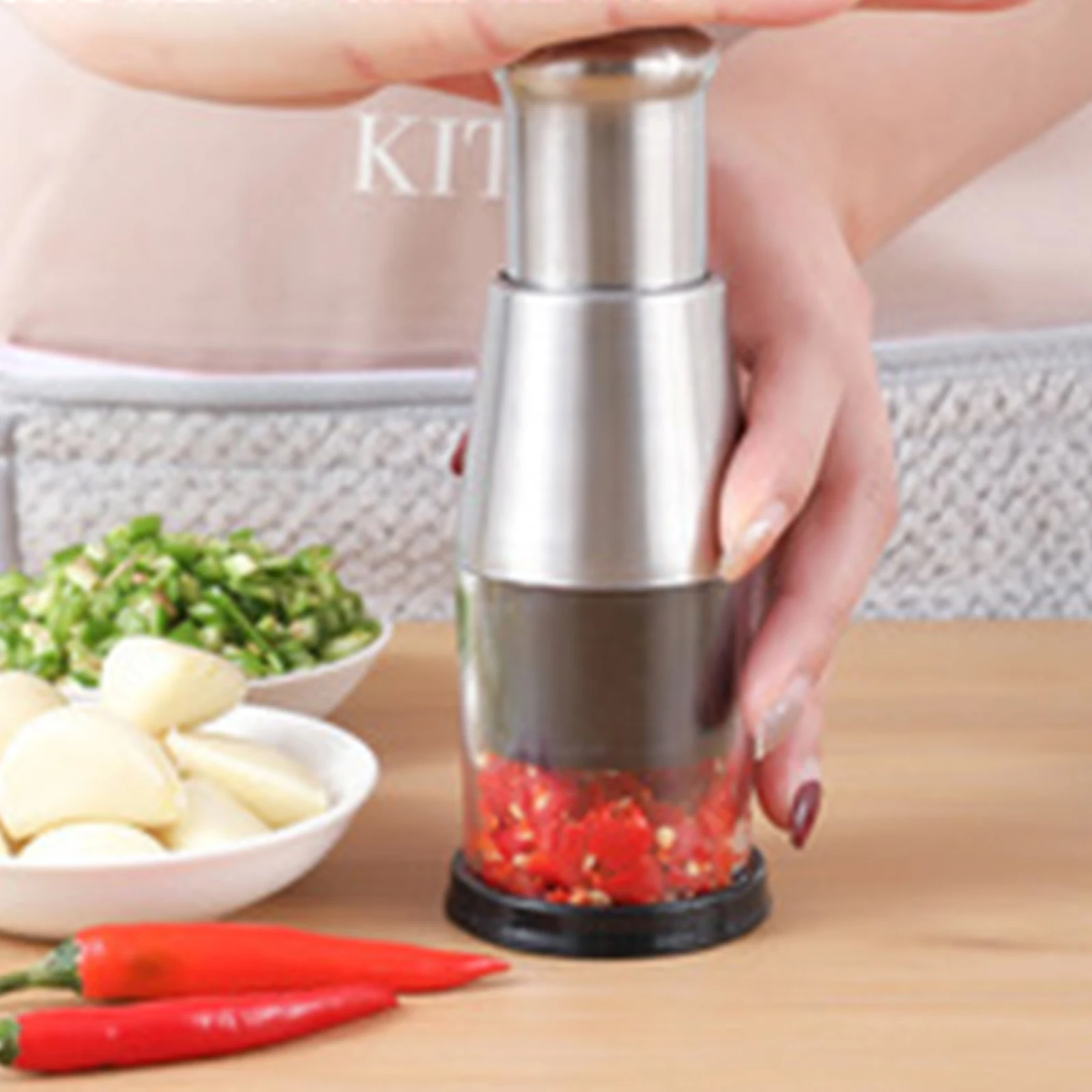 Multi-function 304 Stainless Steel Garlic Press Garlic Cutter Pressing Food Cutter Mincer Kitchen Durable Tools
Multi-function 304 Stainless Steel Garlic Press Garlic Cutter Pressing Food Cutter Mincer Kitchen Durable Tools