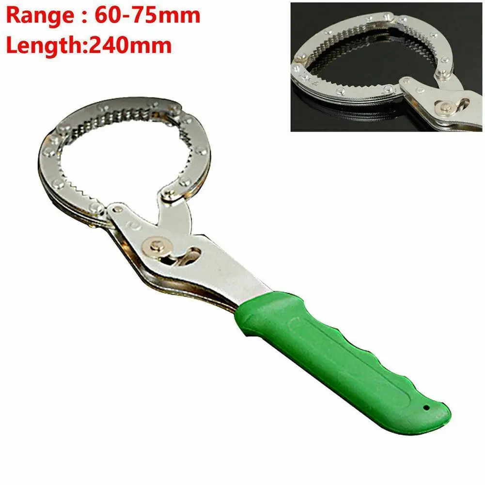 60-75mm Carbon Steel Oil Filter Removel Strap Wrench Spanner Adjustable Handcuff Type Oil Filter Wrench For Car Repair Hand Tool
60-75mm Carbon Steel Oil Filter Removel Strap Wrench Spanner Adjustable Handcuff Type Oil Filter Wrench For Car Repair Hand Tool