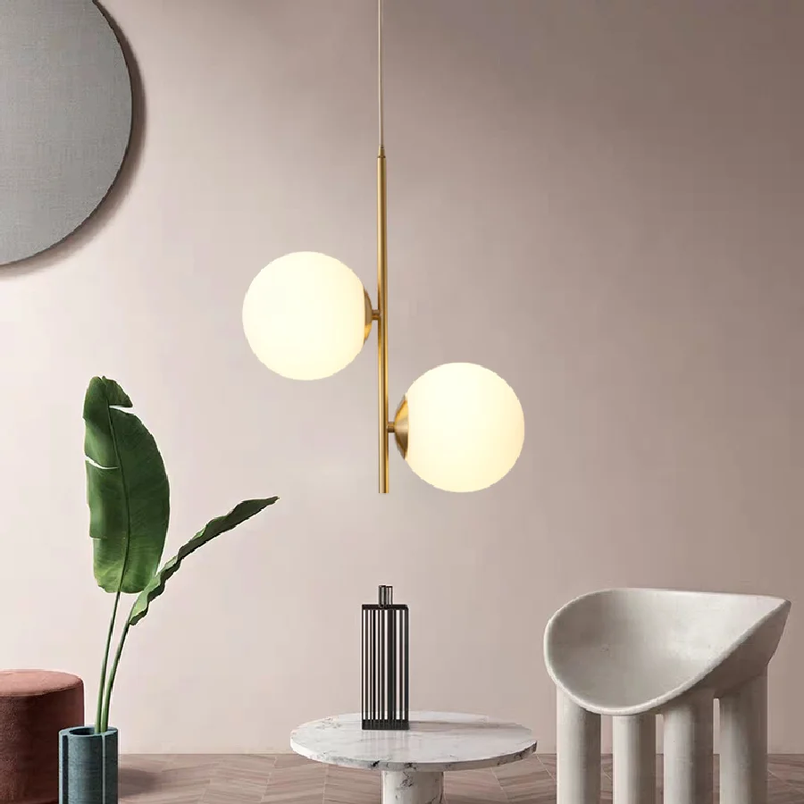 Nordic Lustre LED Glass Ball Chandelier Pendant Lights Modern Living dining Bedroom Bedside suspensions luminaire home Decor
Nordic Lustre LED Glass Ball Chandelier Pendant Lights Modern Living dining Bedroom Bedside suspensions luminaire home Decor