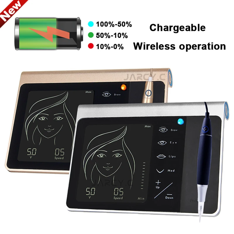 2022 многофункциональная беспроводная ручка для перманентного макияжа, профессиональное цифровое устройство для бровей PMU, перезаряжаемая тату-машинка
2022 многофункциональная беспроводная ручка для перманентного макияжа, профессиональное цифровое устройство для бровей PMU, перезаряжаемая тату-машинка