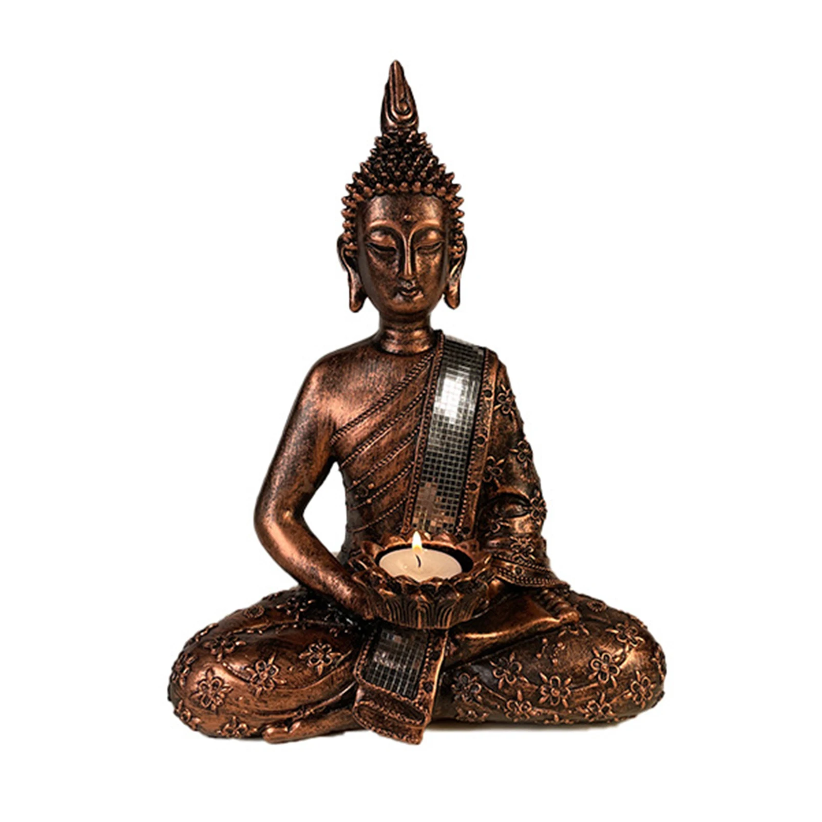 Home Decor Resin Meditating Tealight Patio Buddha Statue Candle Holder Gift Family Antique Outdoor Ornaments Office Living Room
Home Decor Resin Meditating Tealight Patio Buddha Statue Candle Holder Gift Family Antique Outdoor Ornaments Office Living Room