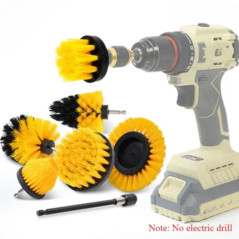 Набор насадок для дрели из 7 предметов, набор инструментов для чистящей щетки, многофункциональная дрель с удлинителем для пола, автомобильная промышленность 
Набор насадок для дрели из 7 предметов, набор инструментов для чистящей щетки, многофункциональная дрель с удлинителем для пола, автомобильная промышленность