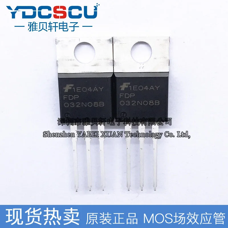 FDP032N08B N-channel 75V235A полевой эффект МОП-транзистор прямой штекер TO-220
FDP032N08B N-channel 75V235A полевой эффект МОП-транзистор прямой штекер TO-220