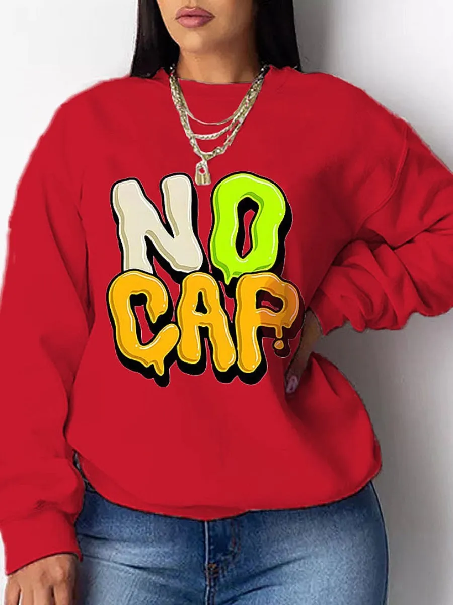 LW Plus Size Sweatshirt Dropped Shoulder Letter Print Sweatshirt Women Fashion Long Sleeve Loose Hoodies Y2k Streetwear
LW Plus Size Sweatshirt Dropped Shoulder Letter Print Sweatshirt Women Fashion Long Sleeve Loose Hoodies Y2k Streetwear