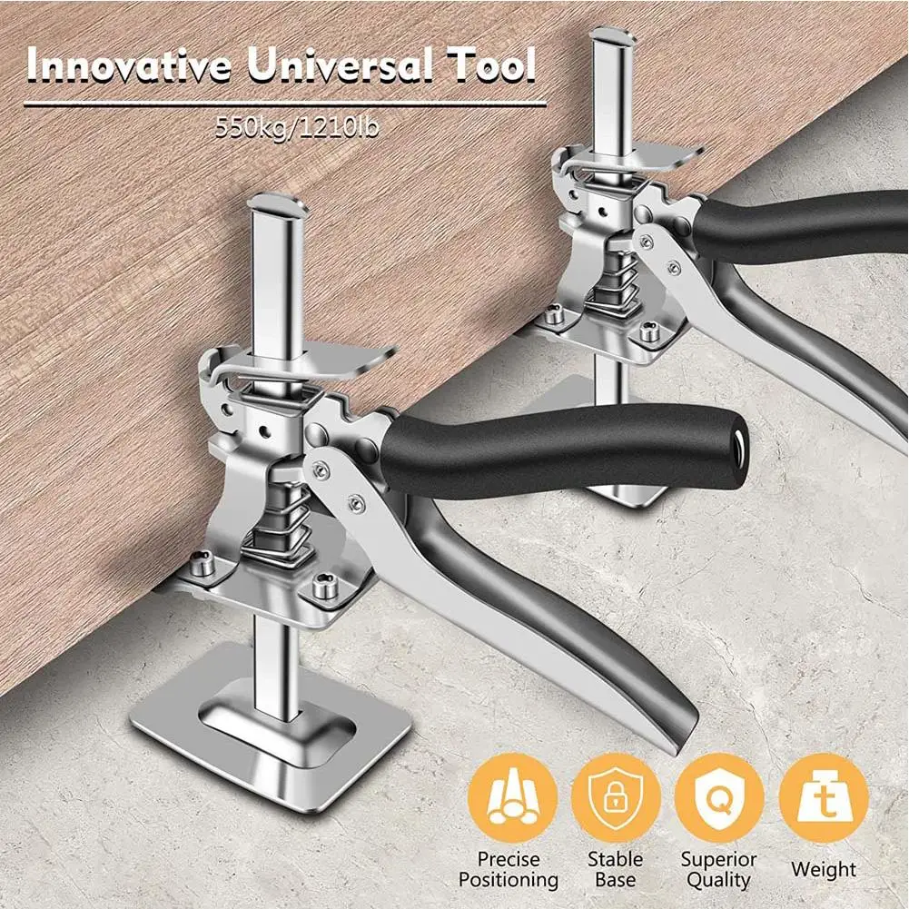 Hand Lifting Tool Labor-saving Arm Jack Door Panel Plasterboard Lifting Cabinet Board Lifter Tiles Height Adjuster Elevator Tool
Hand Lifting Tool Labor-saving Arm Jack Door Panel Plasterboard Lifting Cabinet Board Lifter Tiles Height Adjuster Elevator Tool