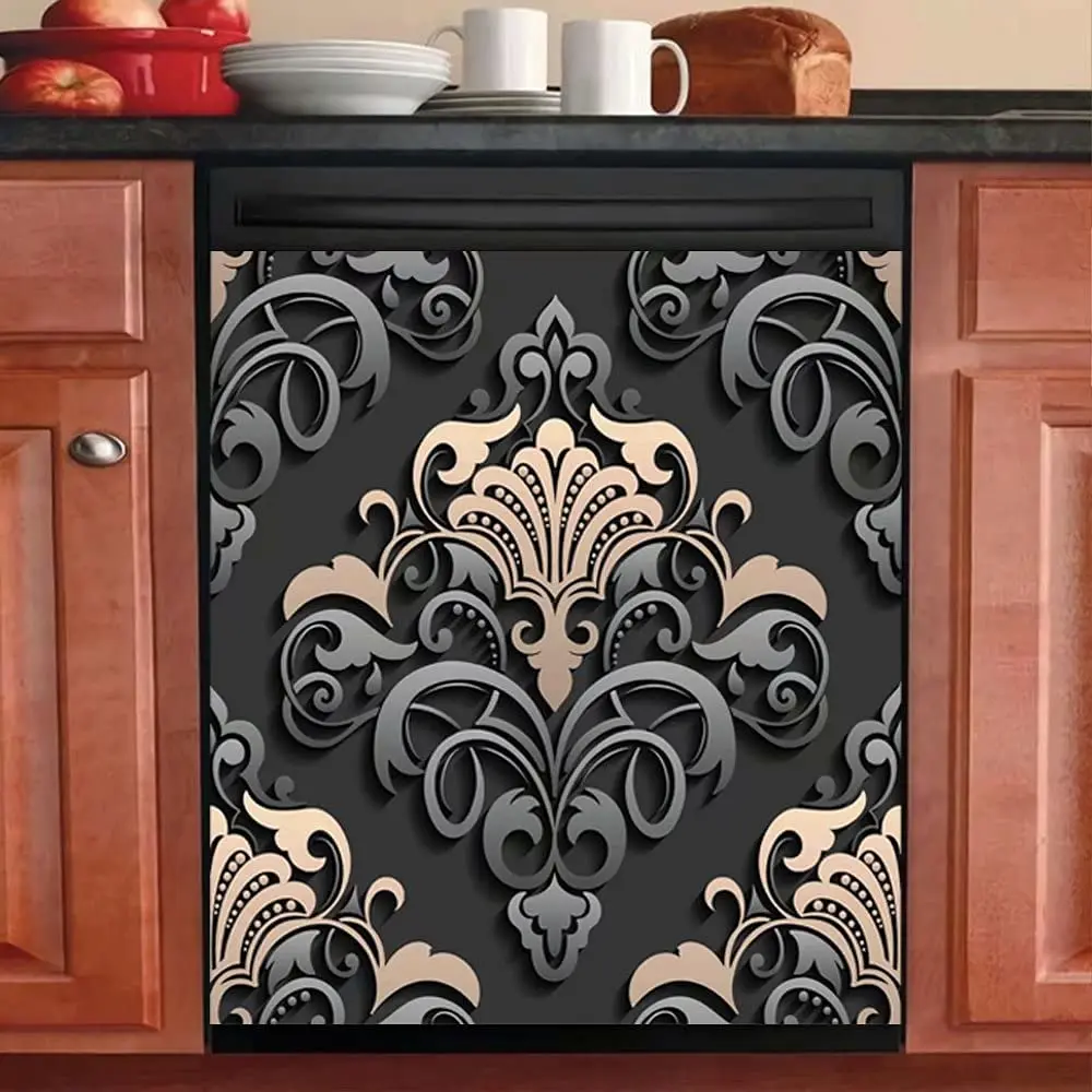 Metal Engraving Dishwasher Sticker,3D Metal Floral Fridge ,Kitchen Decor Sticker Fidge Vintage Flower Stickers Decal,Retro
Metal Engraving Dishwasher Sticker,3D Metal Floral Fridge ,Kitchen Decor Sticker Fidge Vintage Flower Stickers Decal,Retro