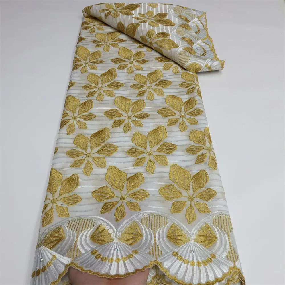 African Swiss Voile Lace Fabric 2022 High Quality Nigerian Embroiderey Print Cotton Lace For Women Wedding Dress Sewing 4401B
African Swiss Voile Lace Fabric 2022 High Quality Nigerian Embroiderey Print Cotton Lace For Women Wedding Dress Sewing 4401B