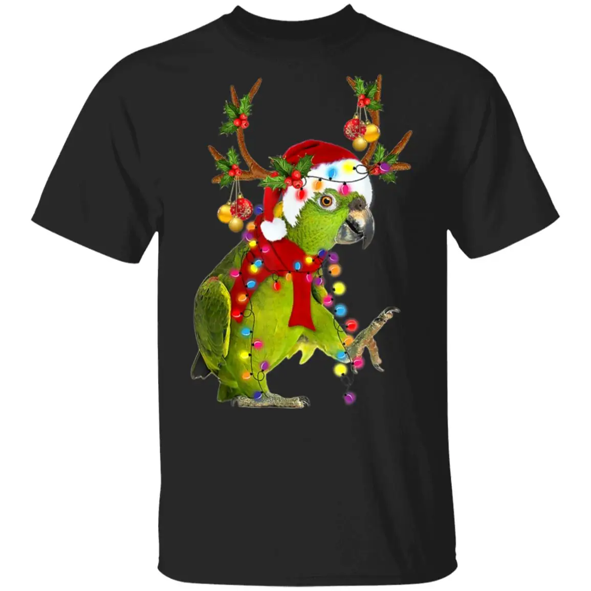 Santa Parrot Gorgeous Christmas Light Reindeer Xmas Gift T-Shirt 100% Cotton O-Neck Short Sleeve Casual Mens T-shirt Size S-3XL 
Santa Parrot Gorgeous Christmas Light Reindeer Xmas Gift T-Shirt 100% Cotton O-Neck Short Sleeve Casual Mens T-shirt Size S-3XL